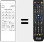 Comandament a dist&agrave;ncia substitut de RC85