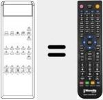 Comandament a dist&agrave;ncia substitut de REMCON432