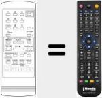 Comandament a dist&agrave;ncia substitut de REMCON1314