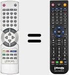 Comandament a dist&agrave;ncia substitut de REMCON1360