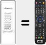 Comandament a dist&agrave;ncia substitut de REMCON1242