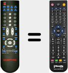 Comandament a dist&agrave;ncia substitut de E420BVF120