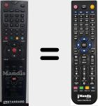 Comandament a dist&agrave;ncia substitut de SR 2106 FH