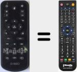 Comandament a dist&agrave;ncia substitut de D520