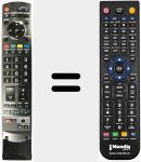 Comandament a dist&agrave;ncia substitut de REMCON788