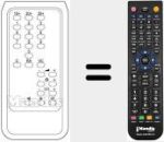 Comandament a dist&agrave;ncia substitut de REMCON919