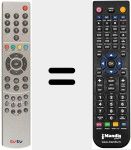 Comandament a dist&agrave;ncia substitut de REMCON727