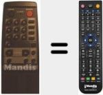 Comandament a dist&agrave;ncia substitut de REMCON267