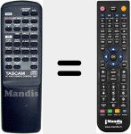 Comandament a dist&agrave;ncia substitut de RC-A500