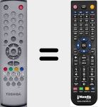 Comandament a dist&agrave;ncia substitut de V20096228