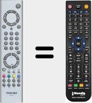 Comandament a dist&agrave;ncia substitut de CT-861 (V20160103)