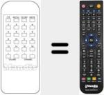 Comandament a distància substitut de REMCON1339