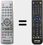 Comandament a dist&agrave;ncia substitut de VXX2983