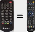 Comandament a dist&agrave;ncia substitut de ICUBE760