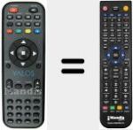 Comandament a dist&agrave;ncia substitut de REMCON172