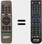 Comandament a dist&agrave;ncia substitut de REMCON037