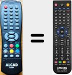 Comandament a dist&agrave;ncia substitut de RT-009