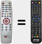 Comandament a dist&agrave;ncia substitut de REMCON019