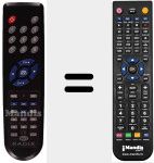 Comandament a dist&agrave;ncia substitut de REMCON053