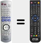 Comandament a distància substitut de EUR7659Y40