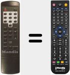 Comandament a dist&agrave;ncia substitut de REMCON068