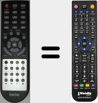 Comandament a dist&agrave;ncia substitut de RDS581WHD