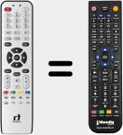 Comandament a dist&agrave;ncia substitut de IDL6651N