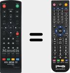 Comandament a dist&agrave;ncia substitut de IR1650TNT