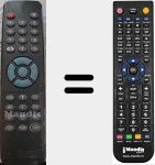 Comandament a dist&agrave;ncia substitut de DR 9100 CI