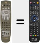 Comandament a dist&agrave;ncia substitut de RC 823