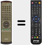 Comandament a dist&agrave;ncia substitut de RC 887