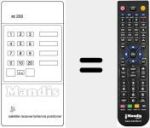 Comandament a distància substitut de RC200
