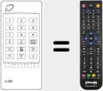 Comandament a dist&agrave;ncia substitut de RC202