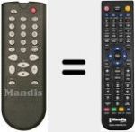 Comandament a distància substitut de RC4663 00