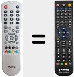 Comandament a dist&agrave;ncia substitut de RCX115