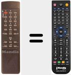 Comandament a dist&agrave;ncia substitut de REMCON005