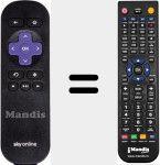 Comandament a dist&agrave;ncia substitut de SkyOnline