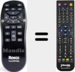 Comandament a dist&agrave;ncia substitut de Soundbridge