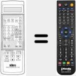 Comandament a distància substitut de REMCON027