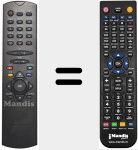 Comandament a dist&agrave;ncia substitut de RC 2546 (31000529)