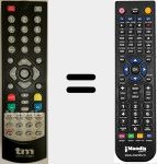 Comandament a distància substitut de TM-TDT 1019