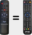 Comandament a dist&agrave;ncia substitut de DS52RC