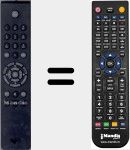 Comandament a dist&agrave;ncia substitut de RC101