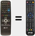Comandament a distància substitut de XSAT