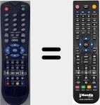 Comandament a dist&agrave;ncia substitut de LCD71907220