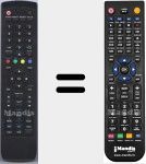 Comandament a distància substitut de D80002407