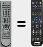 Comandament a distància substitut de DVT1901