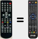 Comandament a dist&agrave;ncia substitut de LDVD1535