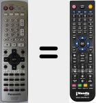 Comandament a dist&agrave;ncia substitut de EUR7722XH0