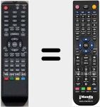 Comandament a dist&agrave;ncia substitut de LCD1920DVX